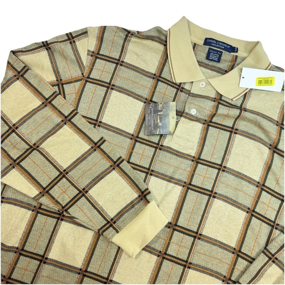 Daniel Cremieux Other - Vintage Daniel Cremieux Collection Long Sleeve Polo Shirt – NWT – XL/TG Tan